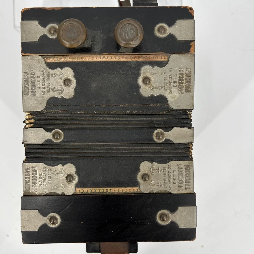 Antique Kalbes Imperial Accordian Germany Gold Medal Melbourne 1893 World's Fair